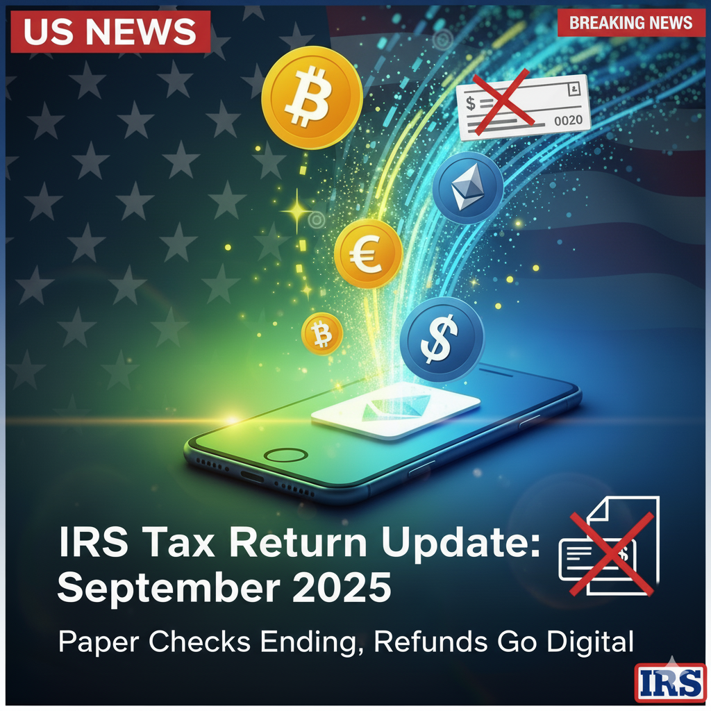 “IRS Tax Return Update September 2025: Paper Checks Ending, Refunds Go Digital”