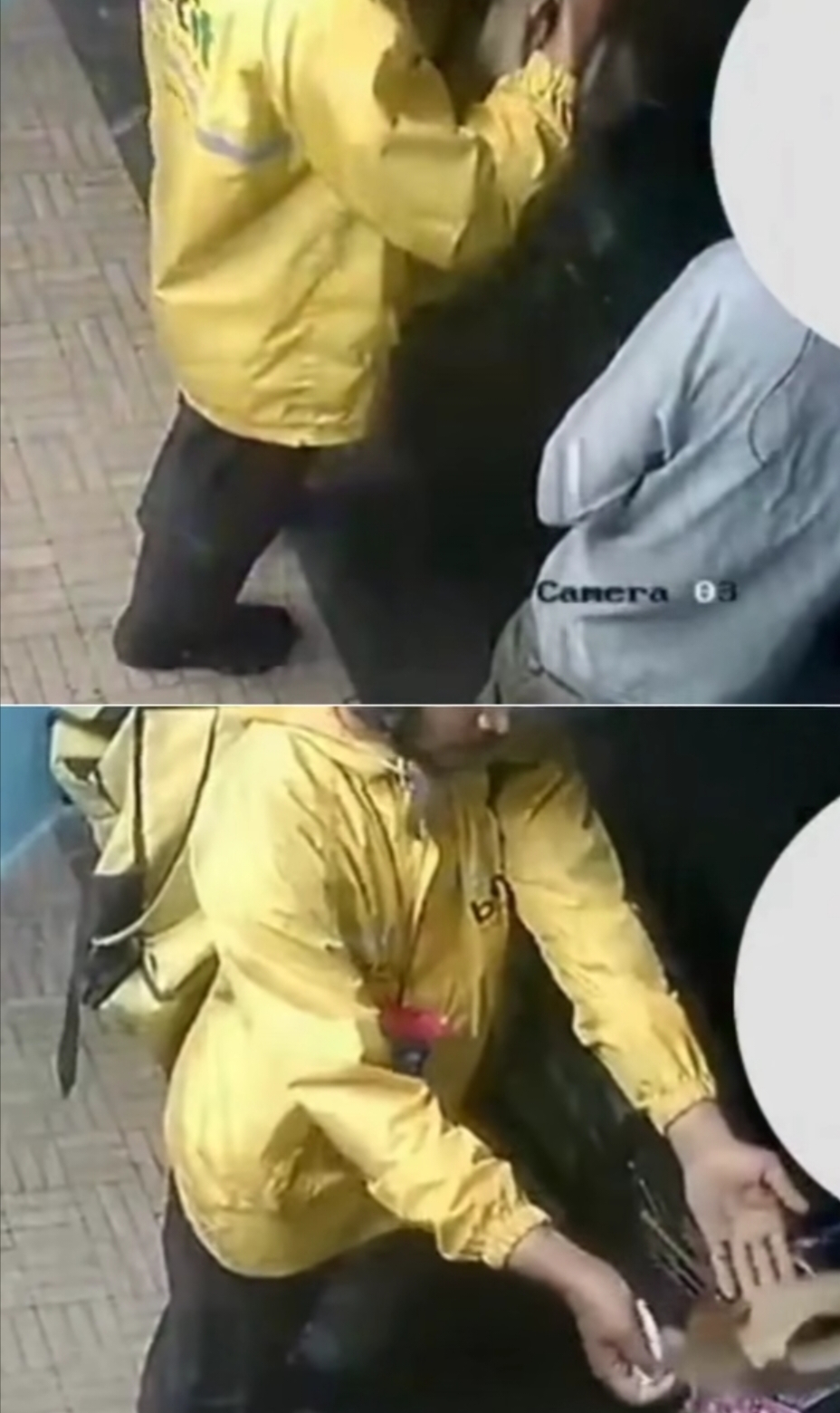 “Blinkit delivery agent incident”